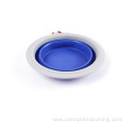 food collapsible pet silicone dog bowl for travel